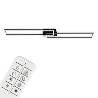 Deckenlampe Led Deckenleuchte Dimmbar Fernbedienung Cct Timer 40W Schwarz