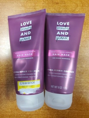 2 Pack: Love Beauty & Planet Hair Mask Deep Conditioning 6 oz ea (5073)  W2A