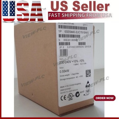New Siemens 6SE6420-2UC15-5AA1 6SE6 420-2UC15-5AA1 MICROMASTER420 without filter