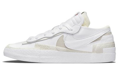 Nike Blazer Low x Sacai Shiny White 2022 - DM6443-100