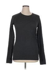 American Apparel Women Black Pullover Sweater 0X Plus