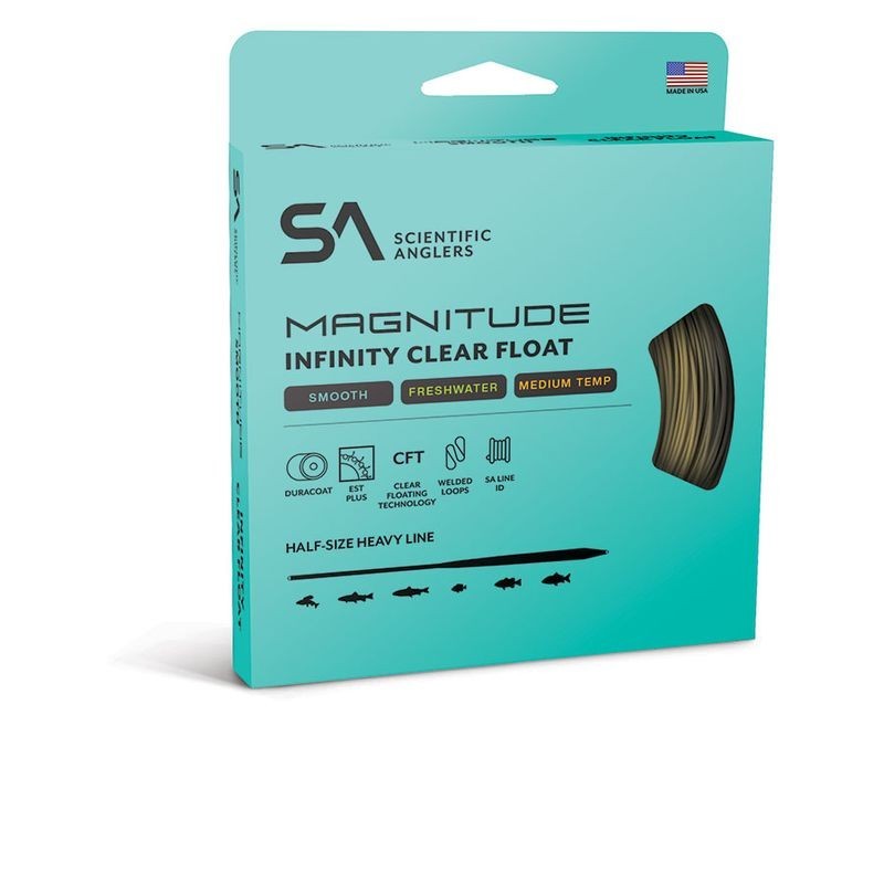 Scientific Anglers Magnitude Smooth Infinity Soie Flottante Idéale Rivières Claires