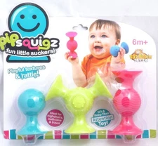 Fat Brain PipSquigz Playful Texures & Rattle batch#F0722A