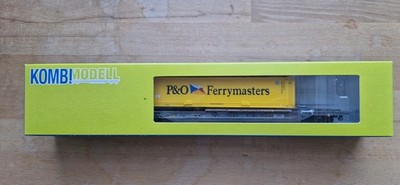 Kombimodell 10395.21  Hupac T4.1 Taschenwagen Container P&O Ferrymasters SBB H0
