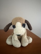 Russ Berrie Luv Pets Bandit 5  Plush Brown Tan Cream Puppy Dog Bean Bag