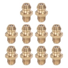 10Pcs Brass Hydraulic Grease Fitting Assortment Accessories M6 x 1mm Thread