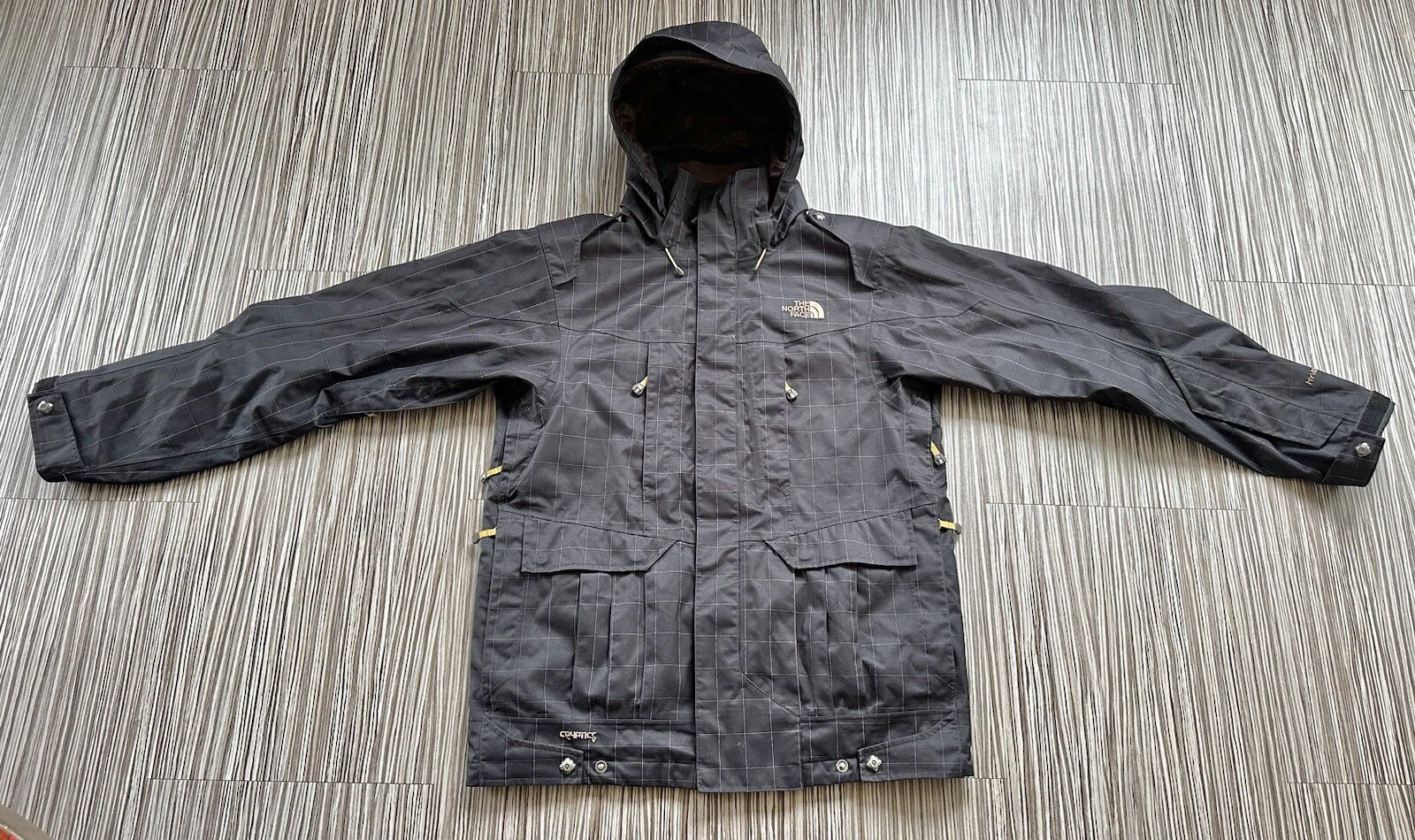 The North Face X Cryptic Brown/Olive Insulated Bomber Hooded Jacket Sz. S MINT!!