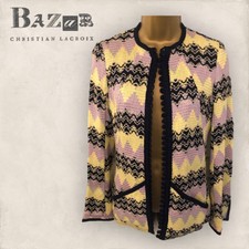 Bazar De Christian Lacroix Womens Vintage Multicoloured Jacket Uk 10 Us 6 Eu 38