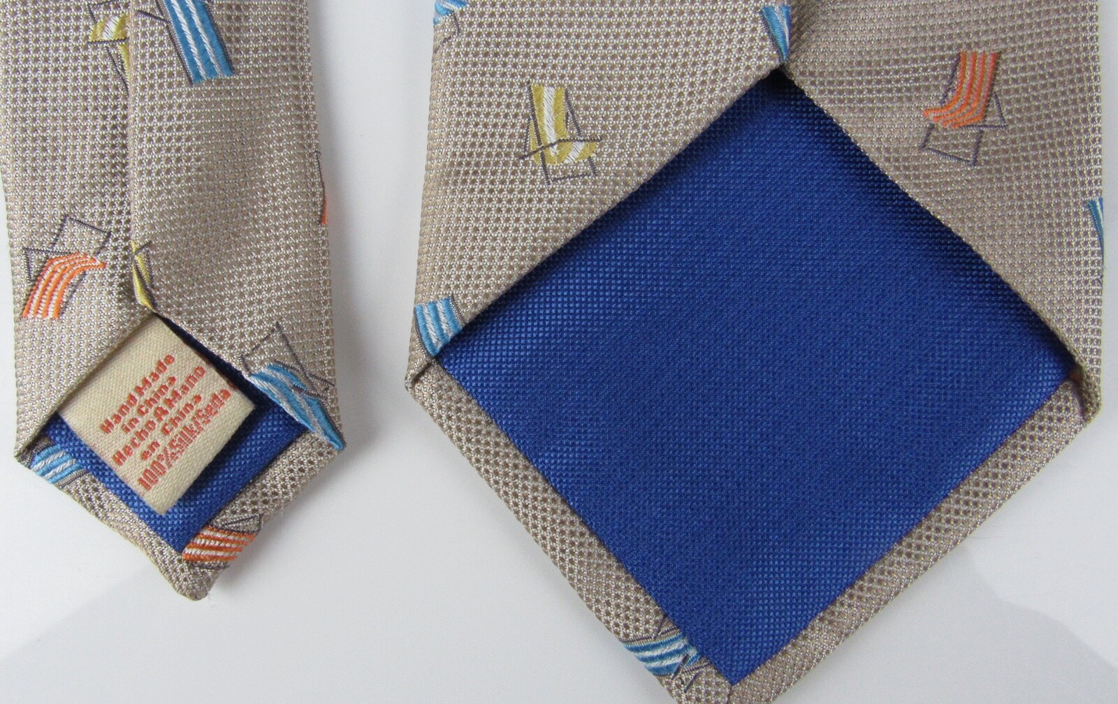 TOMMY BAHAMA Silk Embroidered Beach Chair Island Neck Tie NWT