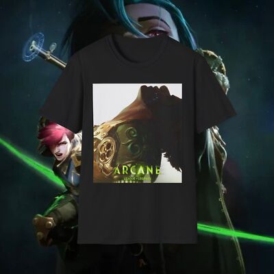 Arcane League Of Legends Sevika Zaun Silco Jink Unisex Softstyle T-Shirt