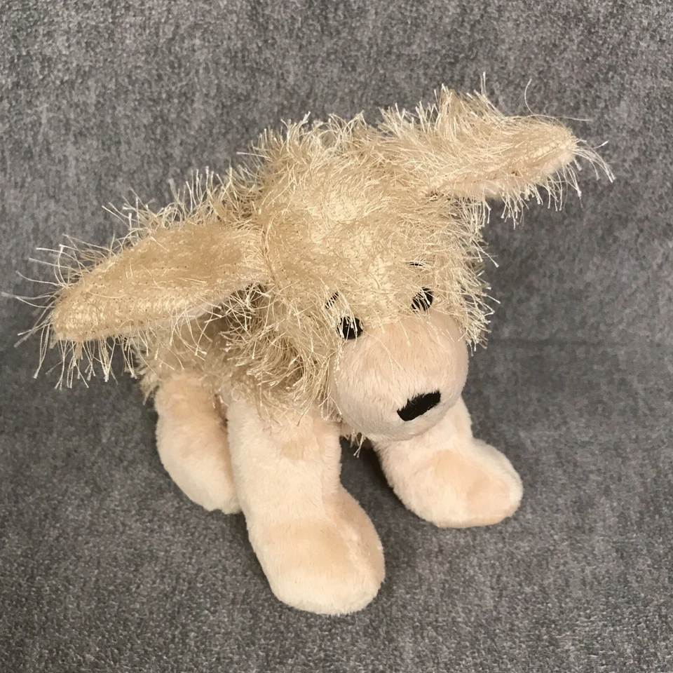 Ganz Dog Stuffed Animal Golden Retriever Plush Beige Puppy Fuzzy Furry 8" Toy - Image 2 of 4