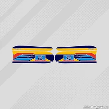 2016 FA ALONSO STYLE M10 SIDE POD STICKER KIT - KARTING - JakeDesigns