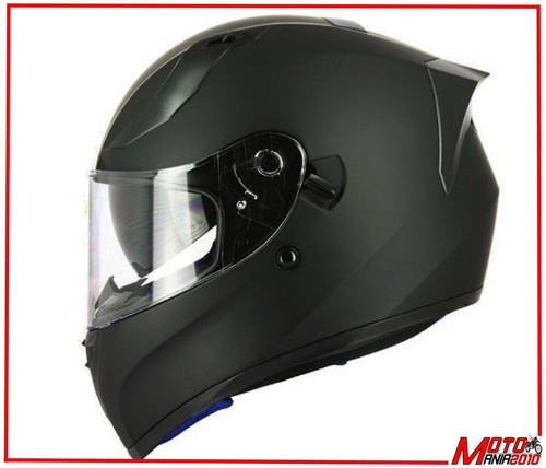 CASCO MOTO INTEGRALE MODELLO S-LINE S441 STRADA GRAVITER NERO OPACO | eBay