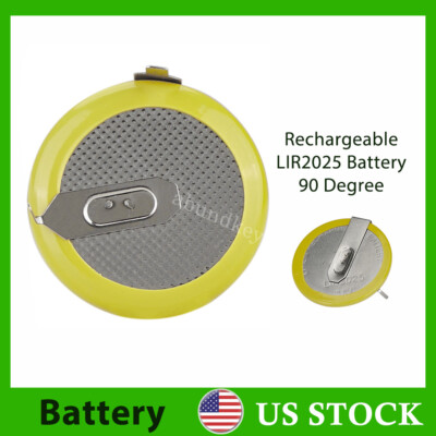 Rechargeable Battery 3.6V LIR2025 for BMW E46 E38 E39 E83 E61 Fob Remote Key