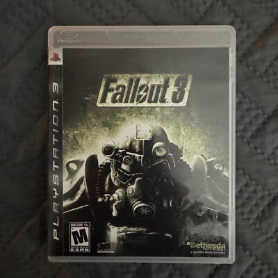 Fallout 3 (Sony PlayStation 3, 2008) CIB w/Case & Manual