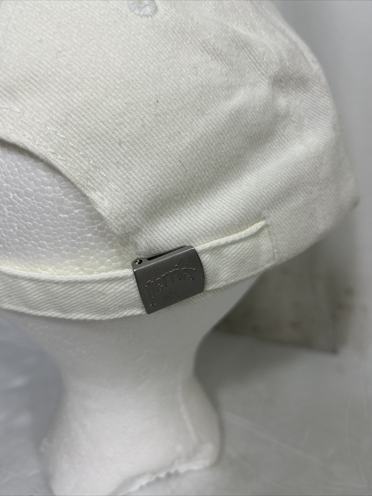 Perrier Strapback Baseball Hat White Adjustable S… - image 10