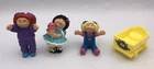 Vintage 1984 CABBAGE PATCH KIDS Doll Mini Toy Figures Lot PVC Cradle