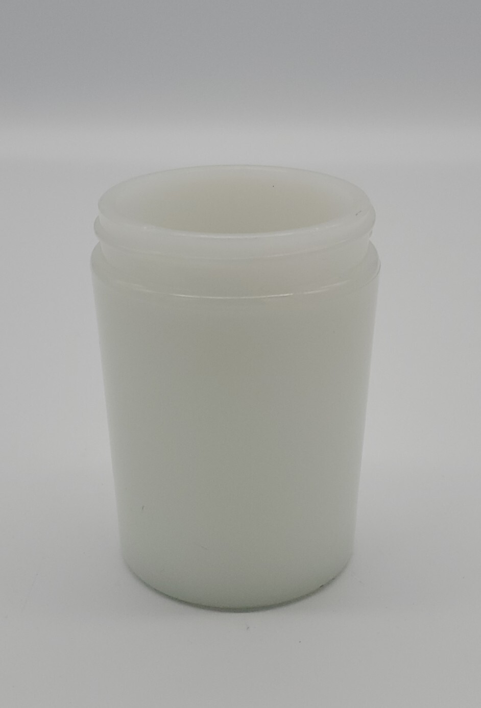 Vintage Resinol Chemical Company 3¼"x2¼" Milk Glass Jar Baltimore
