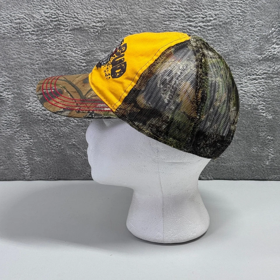 Lil Mud Bud Mossy Roble Amarillo Camuflaje Niño Talla Sombrero Marrón Gorra Ajustable Foto 2 de 4