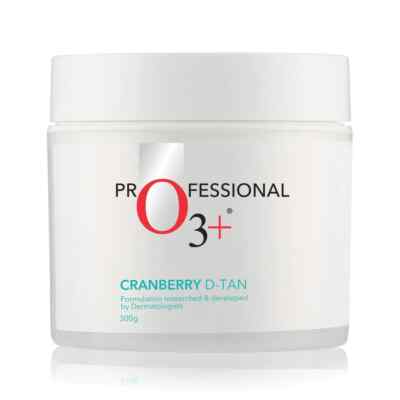 O3+ Cranberry D Tan (300g) With Natural Extracts for Tan AND Sun Damage Removal.