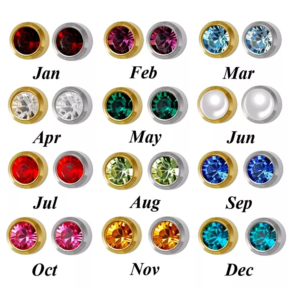 Hypoallergenic birthstone earrings deals