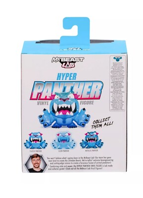 MrBeast Lab Collectible Vinyl Figures - Hyper Panther - 3.5