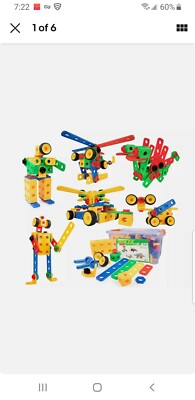 STEM Toys Building Blocks Construction Set - USA Toyz BOLTZ 101 Pc Educational..