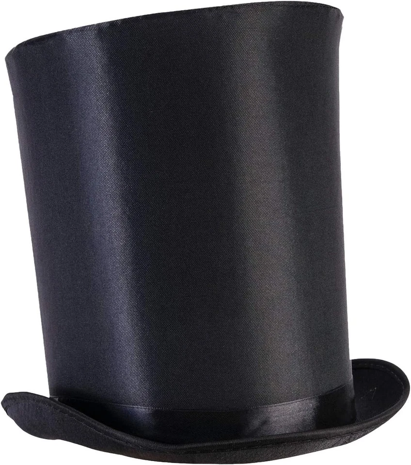Charming Extra Tall Black Top Hat for Halloween & Beyond – Durable and Stylish - Image 2 of 2