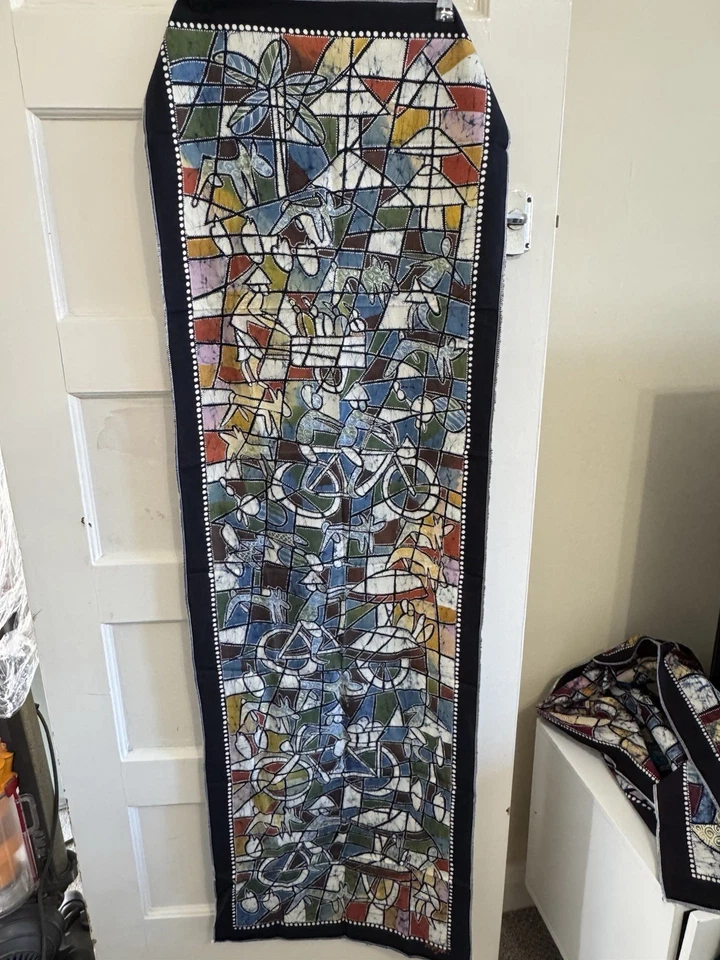 Batik Painting Artwork Wall Hanging Original Work - Image 3 of 4