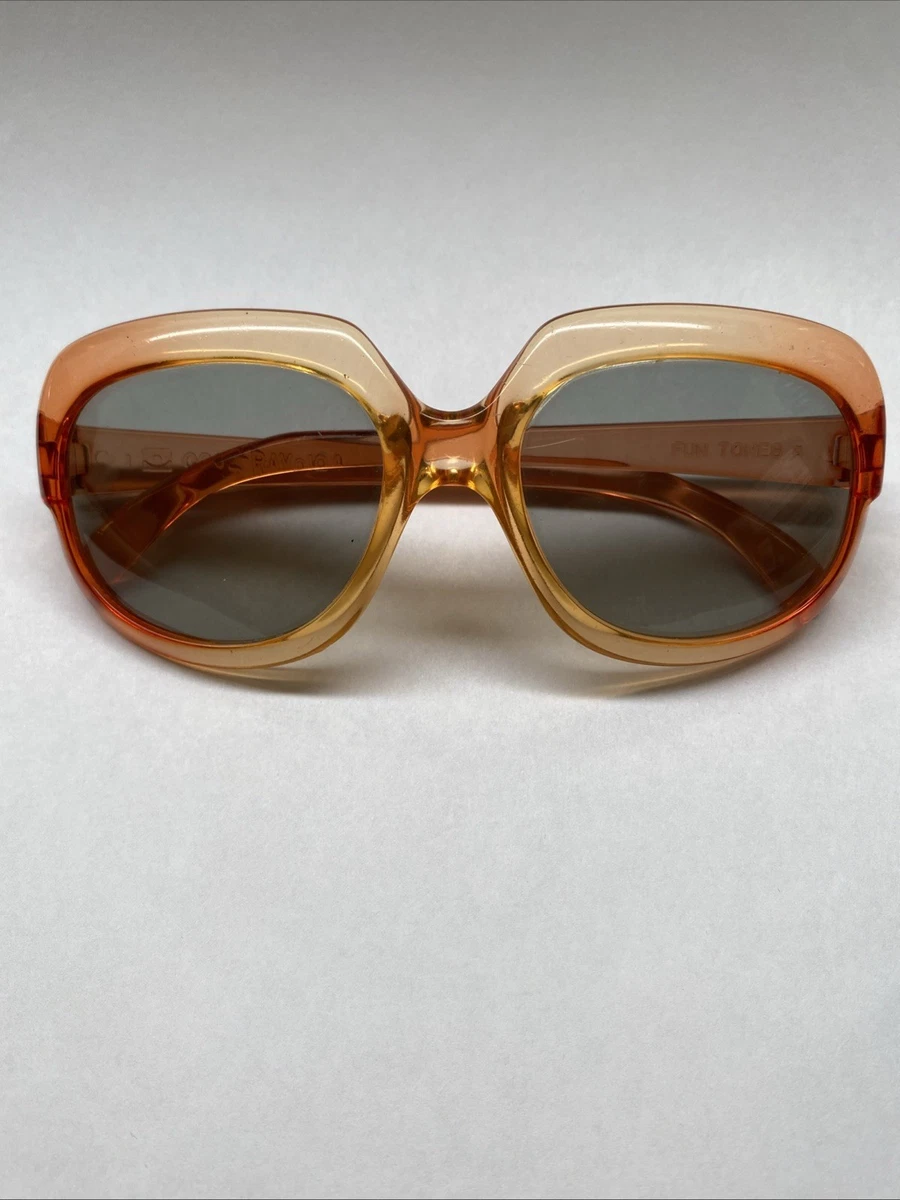 Adult Unisex Rectangular 1970s Vintage Sunglasses for sale  display picture 3