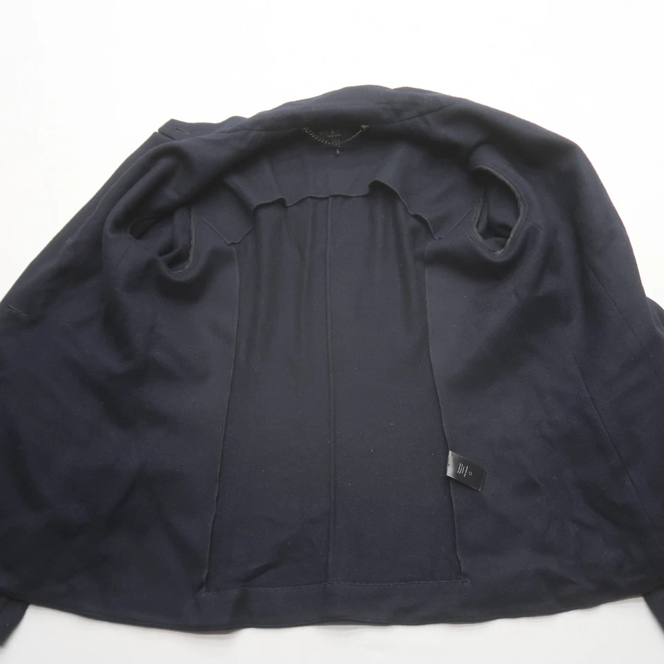 Blazer Rag & Bone Slade en Azul Talla 8 Lana Botón Frontal Chaqueta Foto 4 de 4