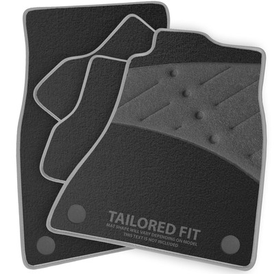To fit Dacia  Duster [WITHOUT PASSENGER DRAW] 2018+ Black Luxury Car Mats [FW]