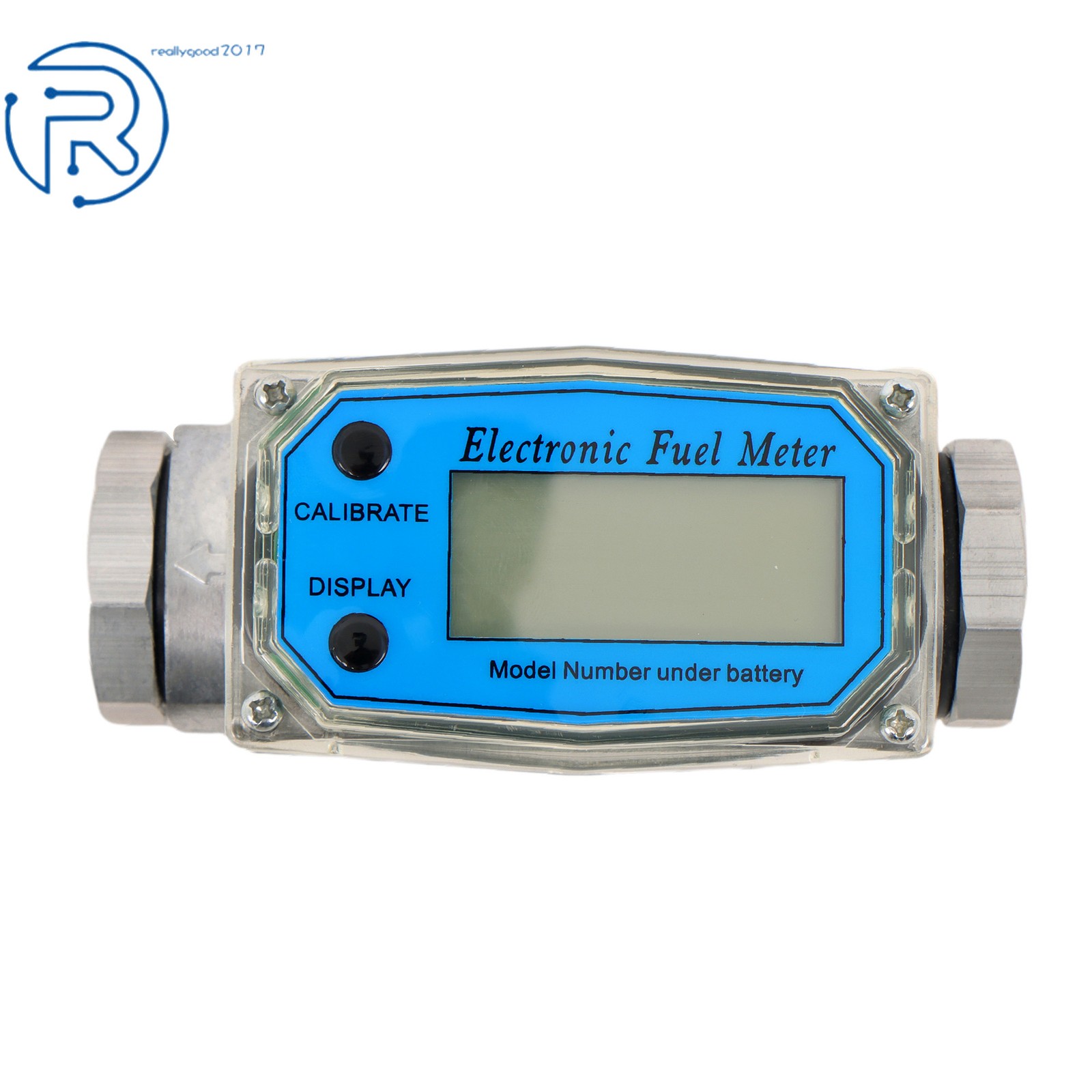 High Precision 1" Digital Flow Meter 2.6-26 GPM for Liquid Flow Measurement