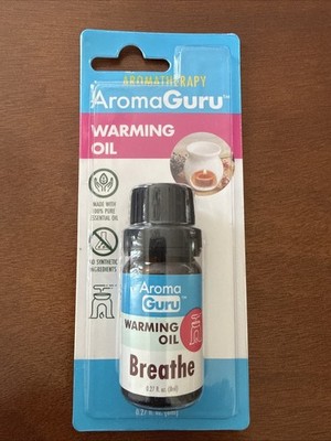 Aromatherapy AromaGuru 100% Pure Warming Essential Oil Natural Breath NEW!