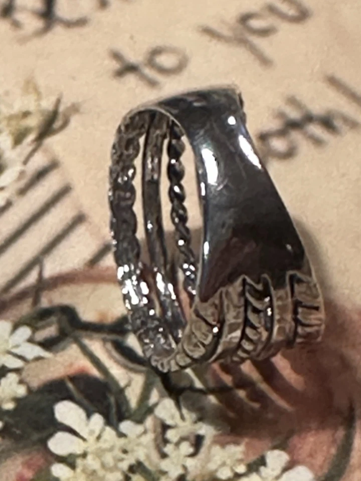 Silpada .925 Sterling Silver Up To Her Ring R7124 Size: 10--NEW - Image 4 of 4
