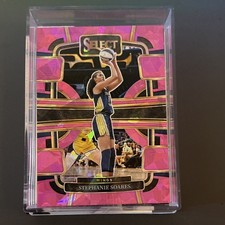 Panini 2024 Select WNBA Stephanie Soares #7 Pink Prizm Concourse Dallas Wings