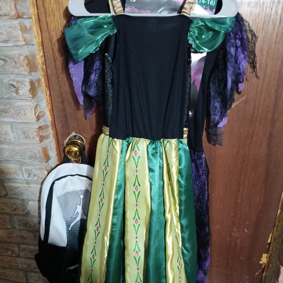 Disney Frozen Anna Vestido de Fiesta Disfraz Vestido Niño Talla Mediana 8-10 Foto 4 de 4