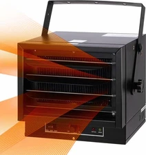 5000W Garage Heater 240V, Compact Digital Fan-Forced Ceiling Mount Heater for...