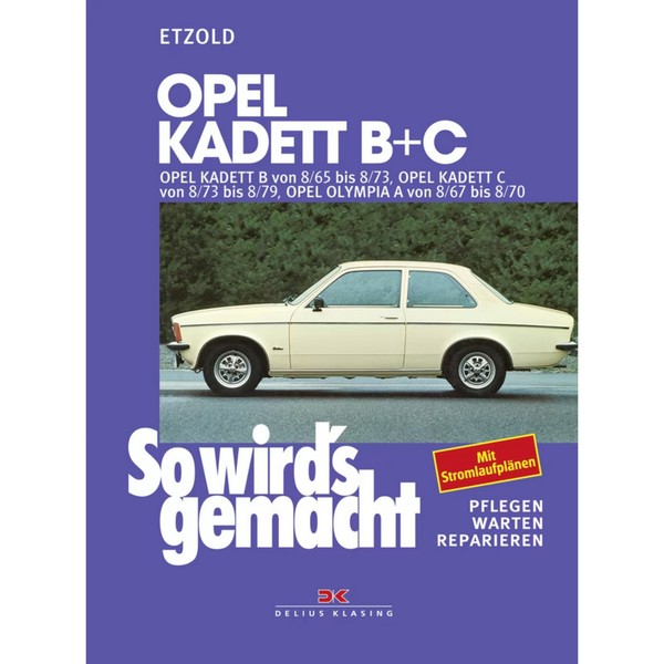 Opel Olympia A 08.1967 Bis 08.1970 So Wird's Gemacht Reparaturhandbuch Etzold-image