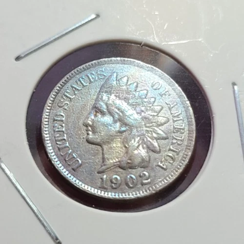 INDIAN HEAD PENNY VERY NICE 1902 FINE TO VERY FINE CONDITION