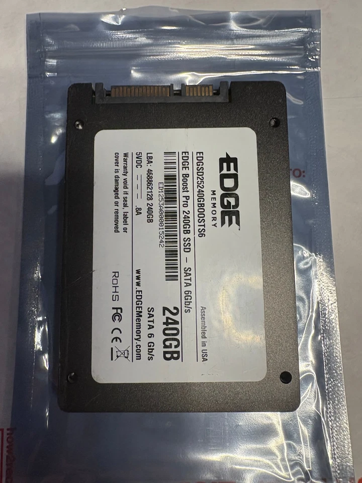 CORSAIR Force 240GB SATA 3 6Gb/s Solid-State Hard Drive + Edge Boost Pro 240GB - Image 3 of 4