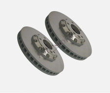 Rotori freno a disco anteriori sinistro e destro nuovi per Porsche Cayenne 380mm