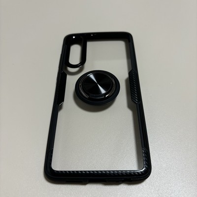 Phone Case for Huawei P20 P30 Pro P40 Mate 40 Phone Case with 360° Black Ring