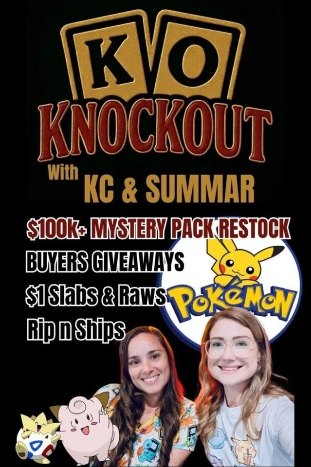 $1 START POKEMON SLABS & SINGLES - $100K+ MYSTERY PACK + LIVE RIP'N'SHIPS