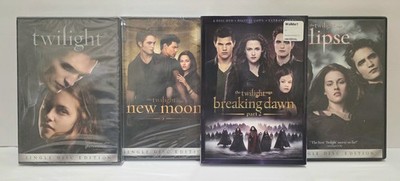 The Twilight Saga 4 Movie DVD Collection Lot - New Sealed Please Read!