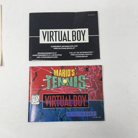 Nintendo Virtual Boy Console Red/Black CIB Complete - TESTED - MATCHING SERIAL