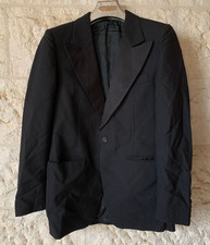 1970s vintage pure wool classic peak lapel Night Tuxedo jacket blazer 40R 40L