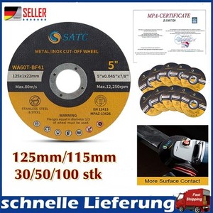 AREBOS Dischi Da Taglio Dischi Flessibili 115 Mm Ammissione 22,2mm - Foto 10