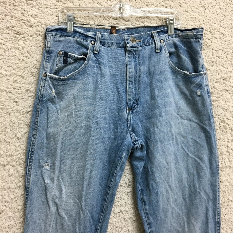 Twenty X 20X Jeans 36x34 Mens Blue Style 23 Relaxed Fit Straight Medium Wash - Image 2 of 4