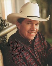 George Strait King of Country Music I Saw God Today Signed Autograph Photo
